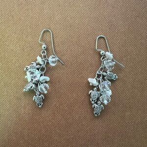 Handmade Elegant Silver Dangle Earrings